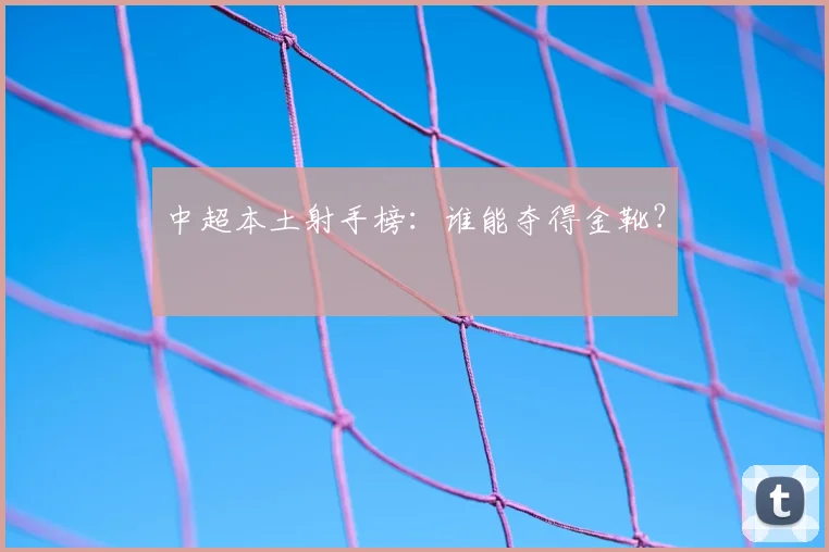 中超本土射手榜:谁能夺得金靴?